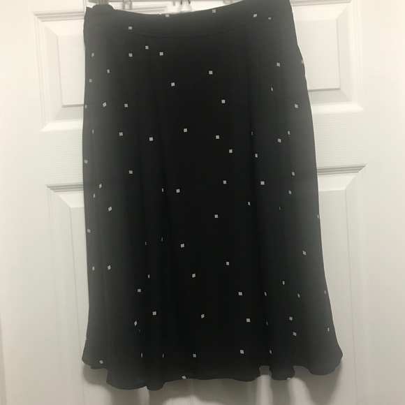 Daniel Rainn Black /Beige Midi Skirt - Picture 1 of 6